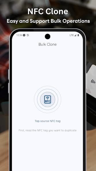 NFC Clone - Tag reading interface